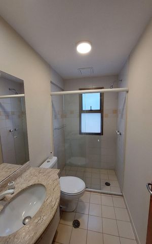 Apartamento para alugar com 80m², 2 quartos e 2 vagas Apartamento para alugar com 80m², 2 quartos e 2 vagasBanheiro 1