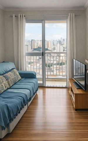 Apartamento para alugar com 47m², 2 quartos e 1 vaga Apartamento para alugar com 47m², 2 quartos e 1 vagaSala