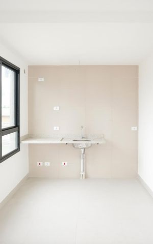 Apartamento à venda com 42m², 1 quarto e 1 vagaCozinha e área de serviço