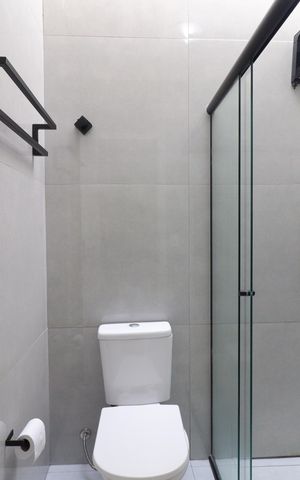 Casa para alugar com 143m², 2 quartos e 2 vagasBanheiro da Suíte 1