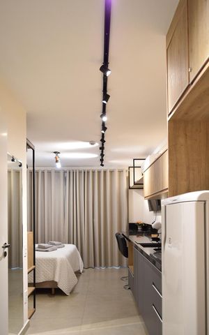 Studio à venda com 26m², 1 quarto e sem vagaStudio