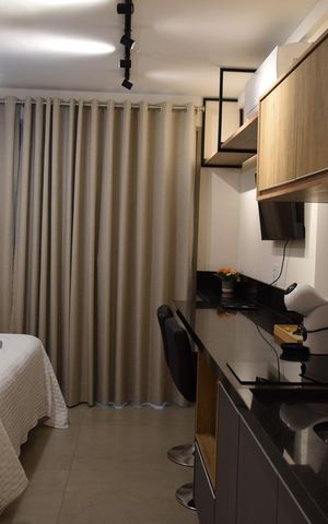 Studio à venda com 26m², 1 quarto e sem vagaStudio
