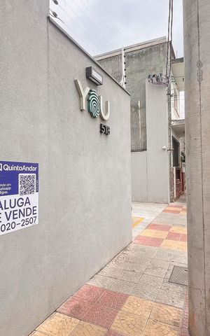 Apartamento para alugar com 32m², 1 quarto e sem vagaFachada + plaquinha