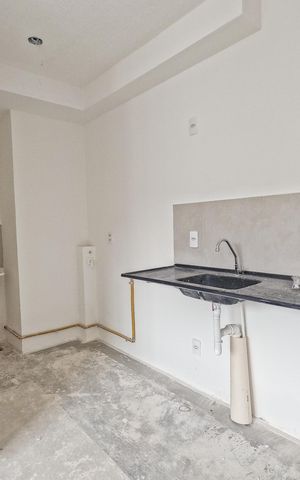 Apartamento para alugar com 32m², 2 quartos e sem vagaCozinha e Área de Serviço