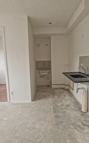 Apartamento para alugar com 32m², 2 quartos e sem vagaCozinha e Área de Serviço
