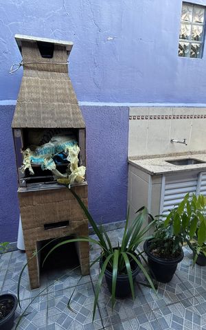 Casa à venda com 50m², 1 quarto e sem vagaChurrasqueira