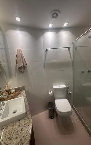 Apartamento à venda com 130m², 2 quartos e 1 vaga Apartamento à venda com 130m², 2 quartos e 1 vagaBanheiro 1
