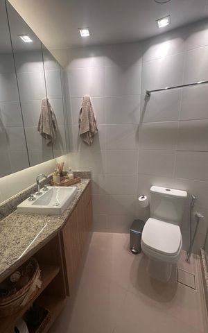 Apartamento à venda com 130m², 2 quartos e 1 vaga Apartamento à venda com 130m², 2 quartos e 1 vagaBanheiro 1