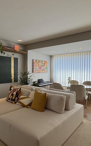 Apartamento para alugar com 80m², 2 quartos e 2 vagas Apartamento para alugar com 80m², 2 quartos e 2 vagasSala