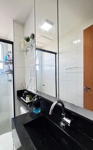 Apartamento à venda com 46m², 2 quartos e 1 vagaBanheiro