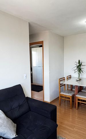 Apartamento à venda com 46m², 2 quartos e 1 vagaSala - Sala de Jantar 