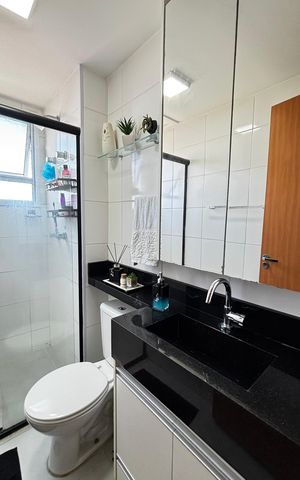 Apartamento à venda com 46m², 2 quartos e 1 vagaBanheiro