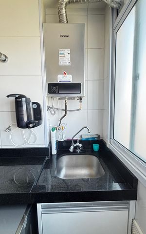 Apartamento à venda com 46m², 2 quartos e 1 vagaCozinha e Área de Serviço