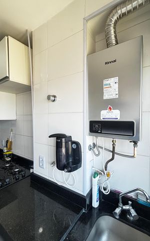 Apartamento à venda com 46m², 2 quartos e 1 vagaCozinha e Área de Serviço