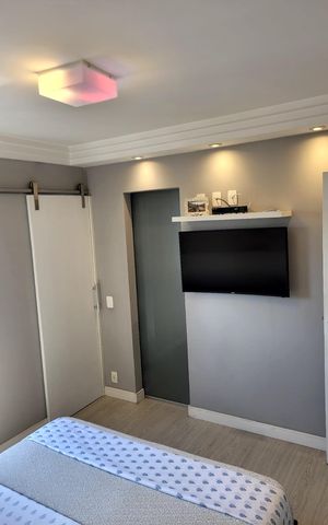 Apartamento à venda com 93m², 2 quartos e 2 vagas Apartamento à venda com 93m², 2 quartos e 2 vagasQuarto 1