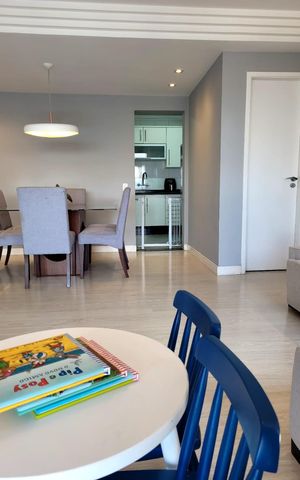 Apartamento à venda com 93m², 2 quartos e 2 vagas Apartamento à venda com 93m², 2 quartos e 2 vagasSala de Jantar