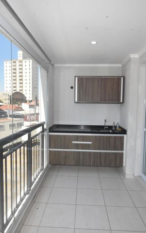 Apartamento à venda com 48m², 1 quarto e 1 vagaVaranda