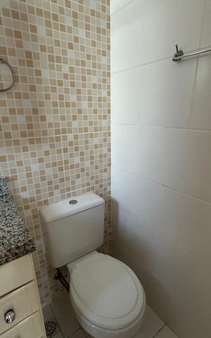 Apartamento para alugar com 70m², 3 quartos e 1 vagaBanheiro do Quarto 2 - Suíte