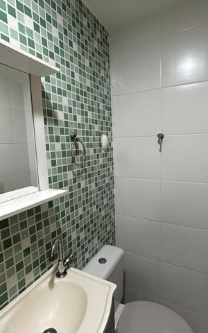 Apartamento para alugar com 70m², 3 quartos e 1 vagaBanheiro do Quarto 3 - Suíte