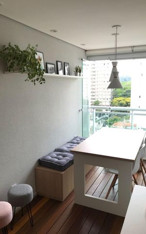 Studio à venda com 45m², 1 quarto e 1 vaga