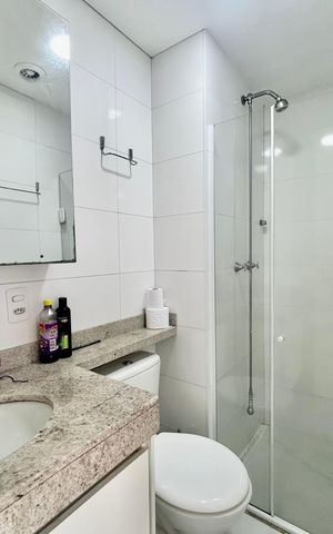 Apartamento à venda com 50m², 2 quartos e sem vaga Apartamento à venda com 50m², 2 quartos e sem vagaBanheiro