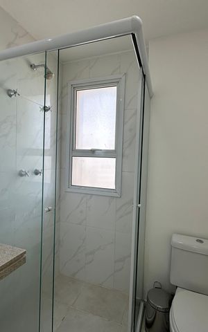 Apartamento para alugar com 89m², 2 quartos e 2 vagas Apartamento para alugar com 89m², 2 quartos e 2 vagasBanheiro da Suíte 2