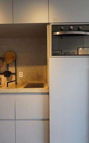 Studio à venda com 25m², 1 quarto e sem vagaCozinha
