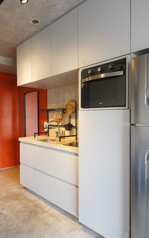 Studio à venda com 25m², 1 quarto e sem vagaCozinha