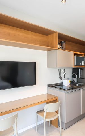 Studio à venda com 27m², 1 quarto e sem vagaStudio