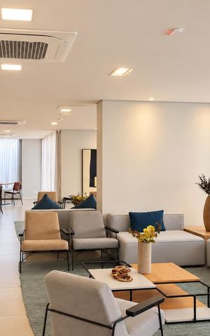 Studio à venda com 27m², 1 quarto e sem vagaSalão de Festas