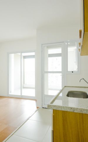 Studio para alugar com 30m², 1 quarto e sem vagaCozinha 