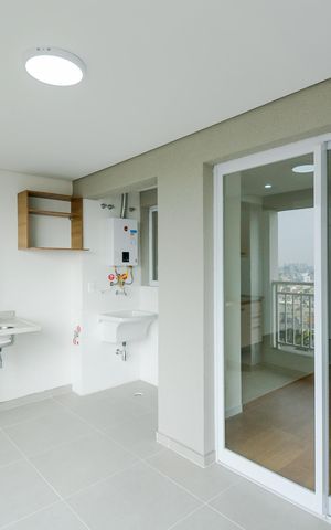 Studio para alugar com 30m², 1 quarto e sem vagaVaranda