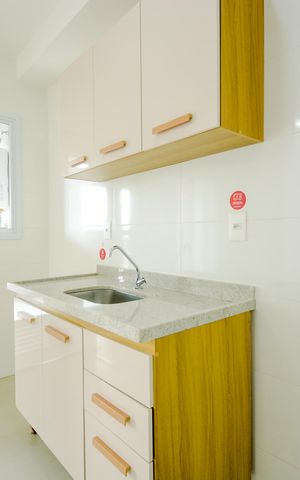 Studio para alugar com 30m², 1 quarto e sem vagaCozinha 