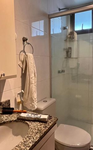 Apartamento à venda com 93m², 3 quartos e 1 vaga Apartamento à venda com 93m², 3 quartos e 1 vagaBanheiro social