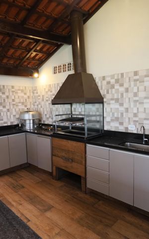 Apartamento para alugar com 125m², 3 quartos e 3 vagasÁrea comum - Churrasqueira