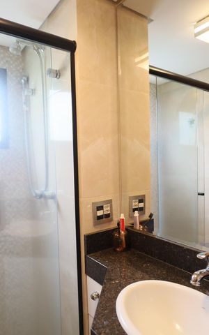 Apartamento para alugar com 125m², 3 quartos e 3 vagasBanheiro da Suíte 2