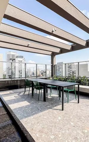 Studio à venda com 27m², 1 quarto e sem vaga Studio à venda com 27m², 1 quarto e sem vagaÁrea externa