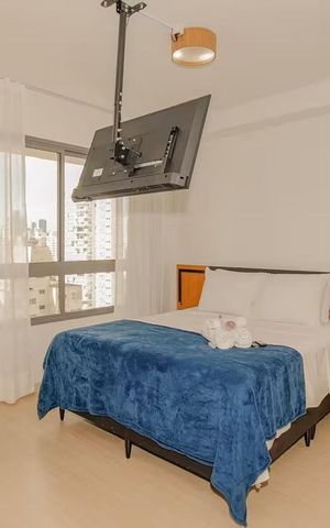 Studio à venda com 27m², 1 quarto e sem vaga Studio à venda com 27m², 1 quarto e sem vagaSala/Quarto