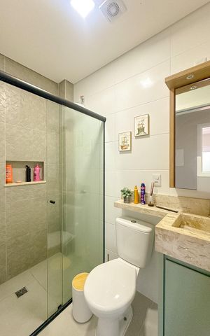 Apartamento para alugar com 62m², 2 quartos e 1 vagaBanheiro 