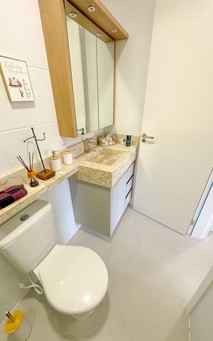 Apartamento para alugar com 62m², 2 quartos e 1 vagaBanheiro da Suíte
