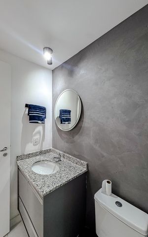 Apartamento para alugar com 52m², 2 quartos e 1 vaga Apartamento para alugar com 52m², 2 quartos e 1 vagaBanheiro