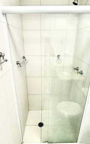Apartamento para alugar com 62m², 2 quartos e 1 vaga Apartamento para alugar com 62m², 2 quartos e 1 vagaBanheiro 1