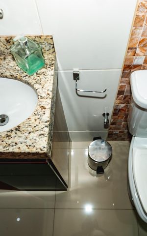Apartamento para alugar com 65m², 2 quartos e 1 vagaBanheiro Social