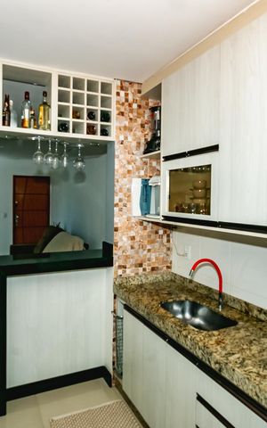 Apartamento para alugar com 65m², 2 quartos e 1 vagaCozinha