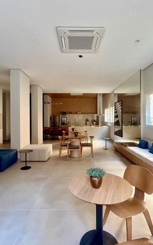 Studio para alugar com 30m², 1 quarto e sem vaga Studio para alugar com 30m², 1 quarto e sem vagaSalão de Festas
