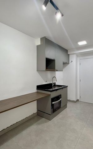 Studio para alugar com 30m², 1 quarto e sem vaga Studio para alugar com 30m², 1 quarto e sem vagaSala