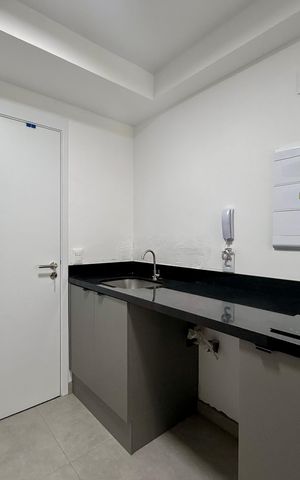 Studio para alugar com 30m², 1 quarto e sem vaga Studio para alugar com 30m², 1 quarto e sem vagaCozinha