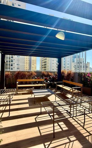 Studio para alugar com 30m², 1 quarto e sem vaga Studio para alugar com 30m², 1 quarto e sem vagaTerraço