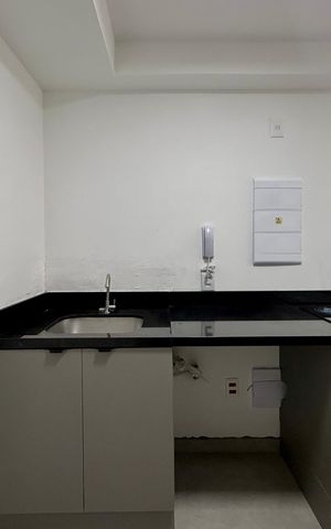 Studio para alugar com 30m², 1 quarto e sem vaga Studio para alugar com 30m², 1 quarto e sem vagaCozinha