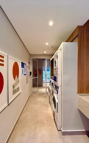 Studio para alugar com 30m², 1 quarto e sem vaga Studio para alugar com 30m², 1 quarto e sem vagaLavanderia